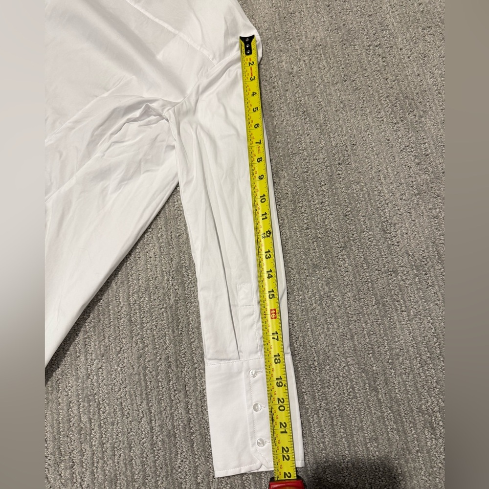 Zara Basic White Button Up - Picture 4 of 7